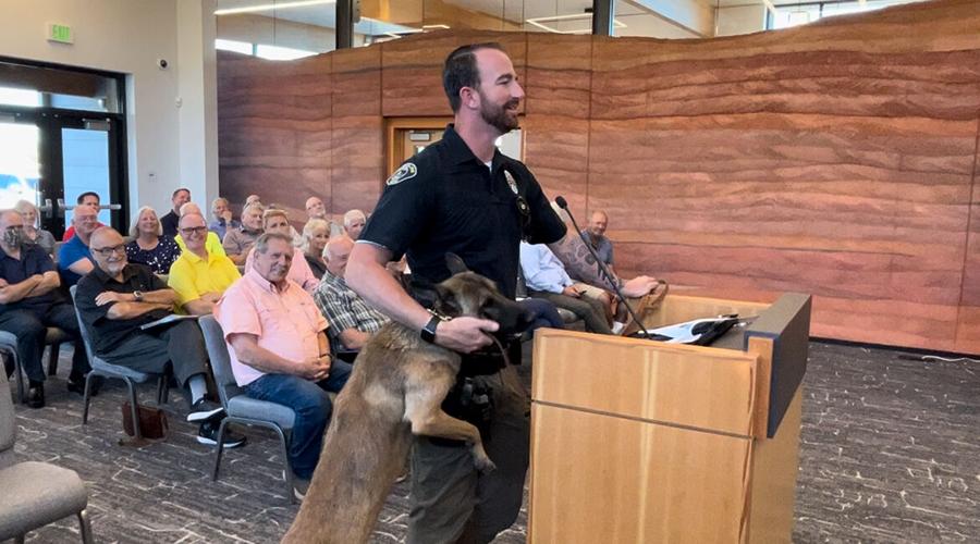 Meet Rosko: Ivins City Council welcomes replacement K9 recruit | News ...