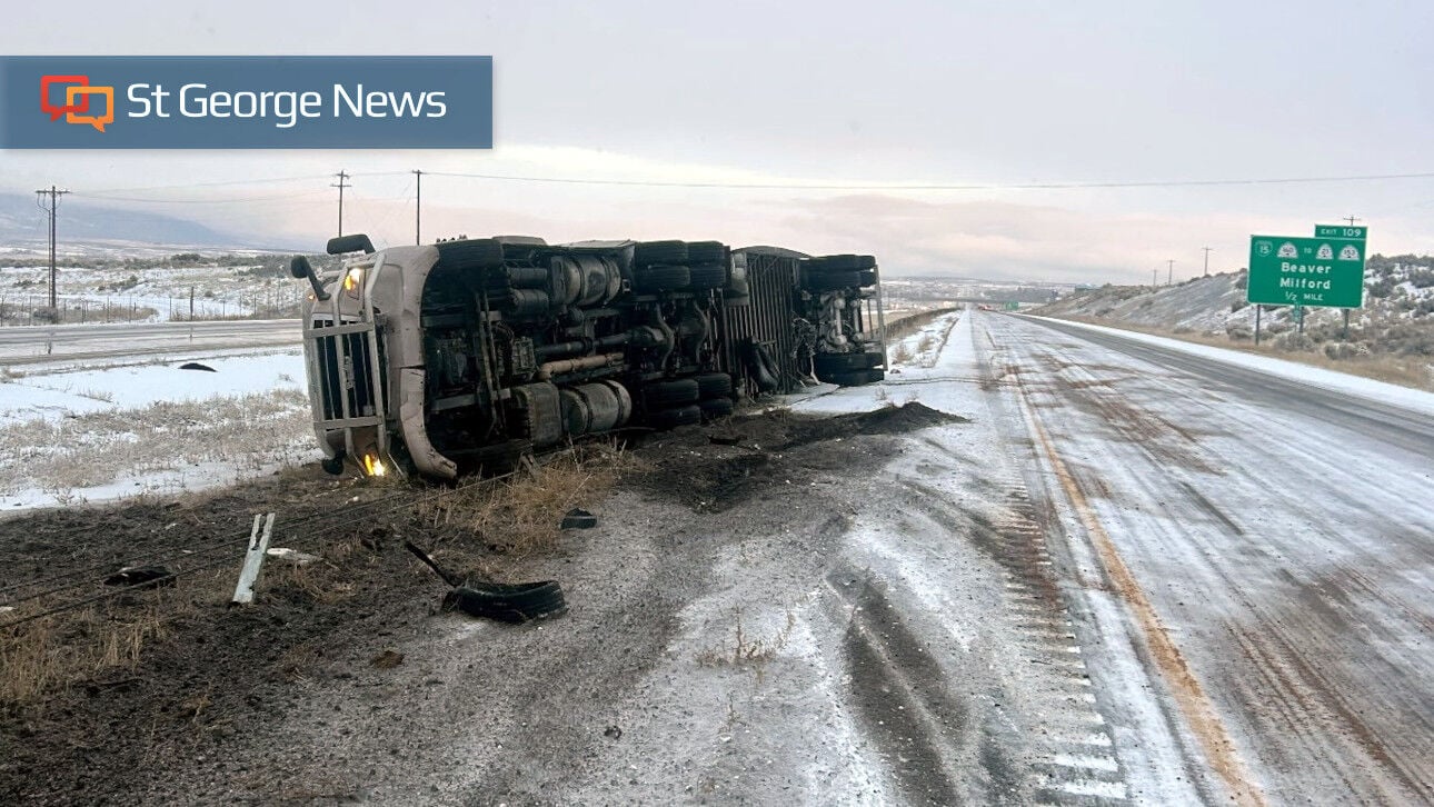 UHP reminds motorists to slow down , be prepared after Southern Utah storm results in multiple crashes