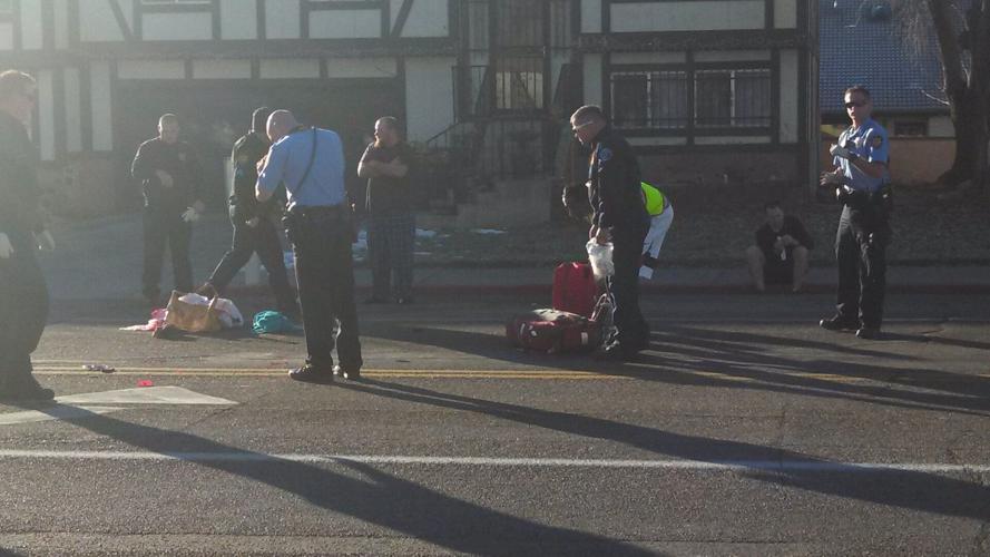 Pedestrian taken to hospital after being struck by truck | News ...