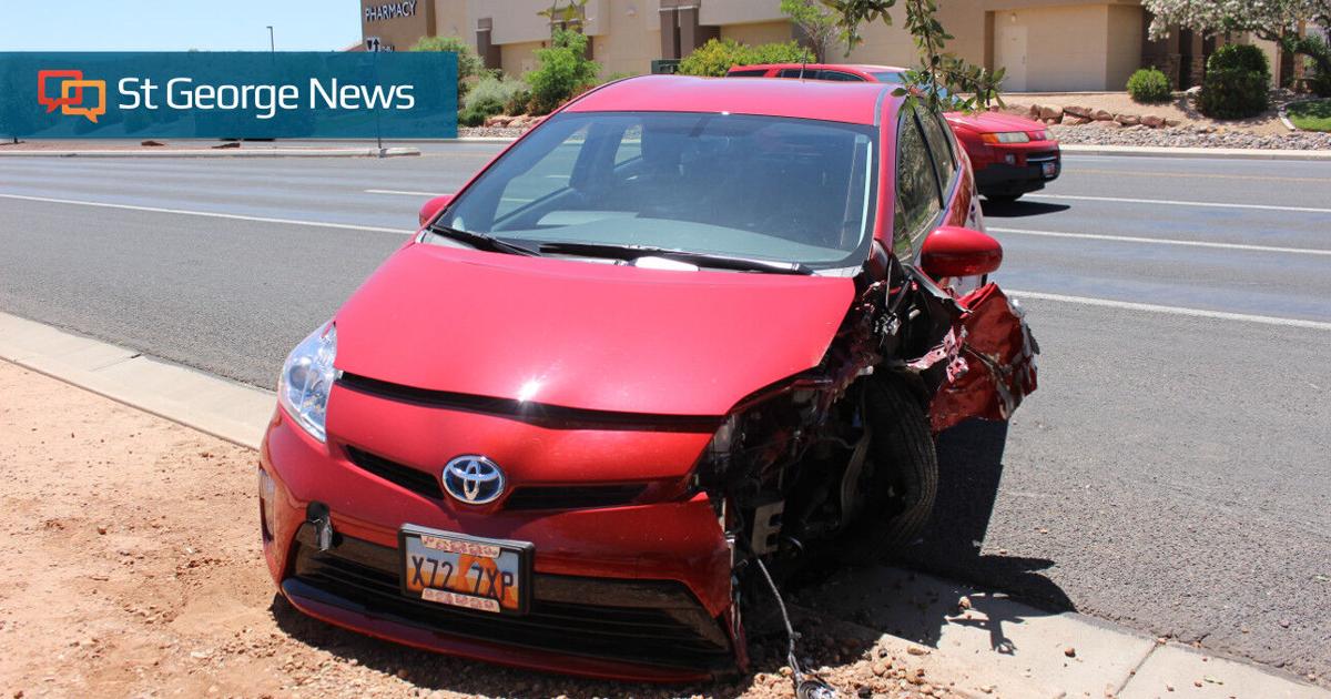 Crashed Prius Police: Prius driver goes through red light, crashes into tree | Local ...