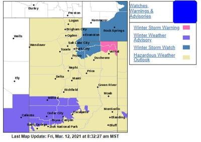 Road weather alert combined with winter weather advisory setting up for ...