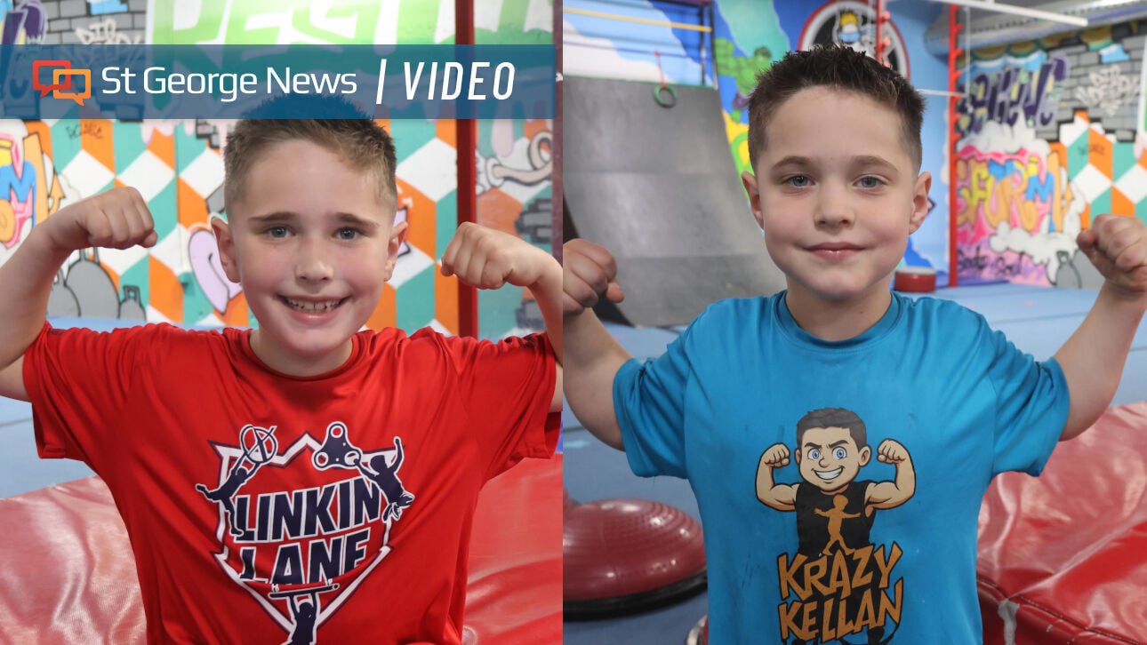 St. George brothers 'Linkin' Lane' and 'Krazy Kellan' set sights on ninja competitions this summer