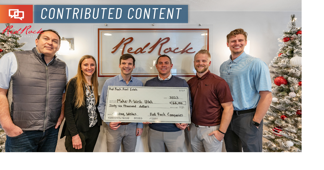 Red Rock Real Estate raises $66K for Make-A-Wish Utah, helps make local ...