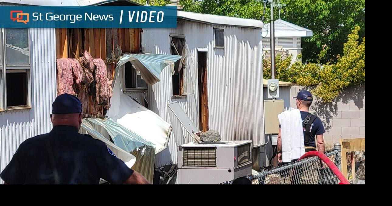 Pet dog dies in trailer home fire in St. George | Flood And Fire ...