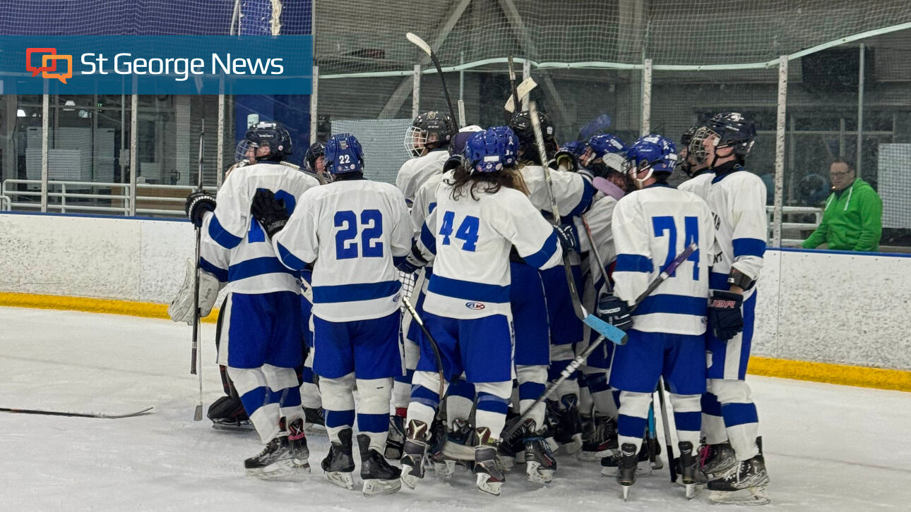 Southern Utah Independent high school hockey team wins playoff game in