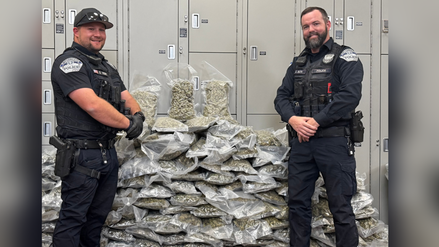 More than 150 pounds of marijuana buds recovered during traffic stop in ...