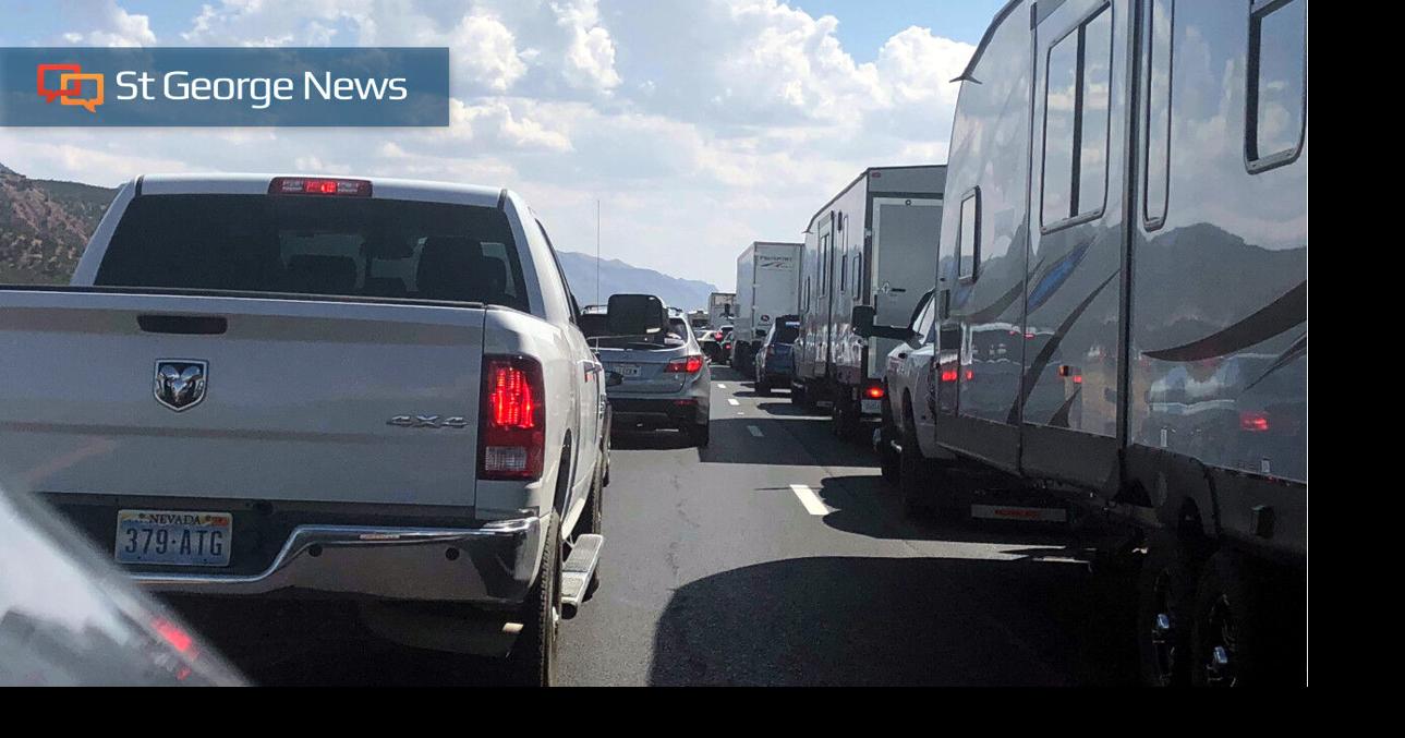 Crash on southbound I-15 near Black Ridge causes ‘massive’ traffic ...