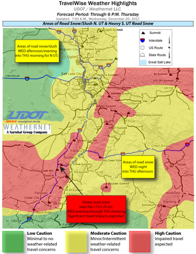 Winter storm warning issued for Southern Utah; plan on difficult travel ...