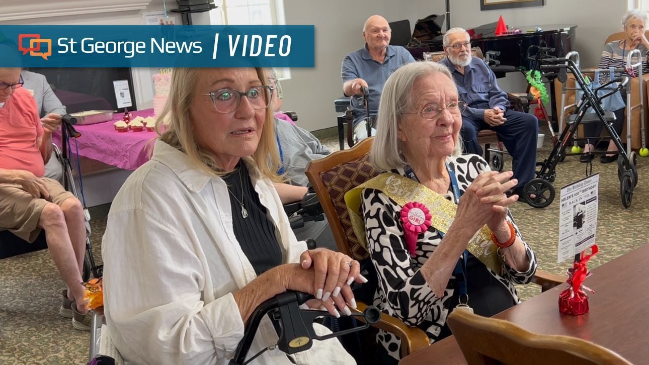 'Be a builder, not a destroyer': St. George woman celebrates 100th birthday surrounded by family, friends