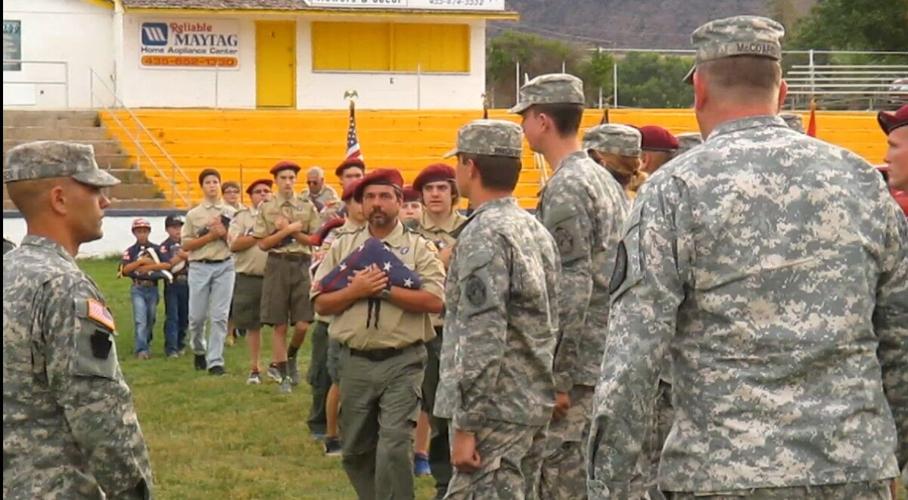 Over 600 flags retired in tribute ceremony; STGnews Photo Gallery ...