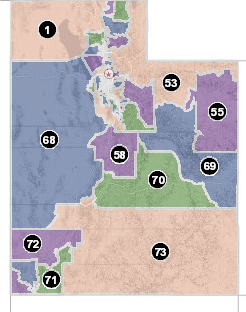 Utah Legislative Map Utah Department of Health reports community health disparities vary by ...