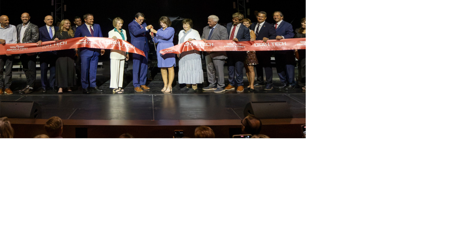 Utah Tech ribbon cutting