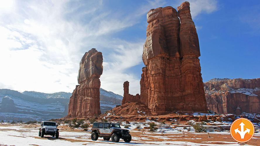 Moab Rim Camp Explore: Winter off-roading in Moab, 7 Mile Rim Trail | Explore ...
