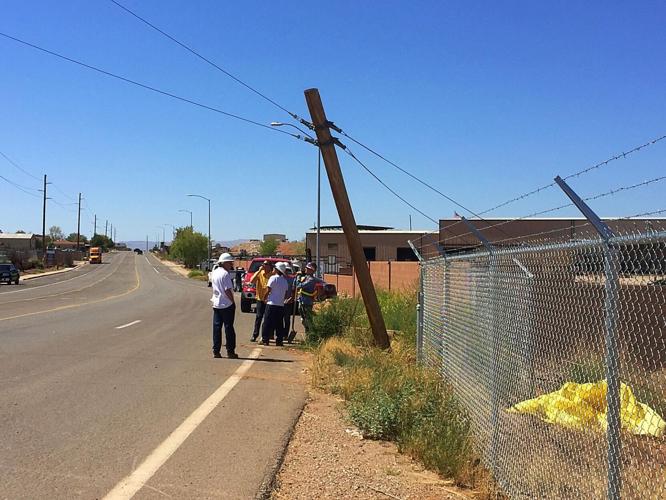 75-year-old man taken to hospital after crashing into power pole ...