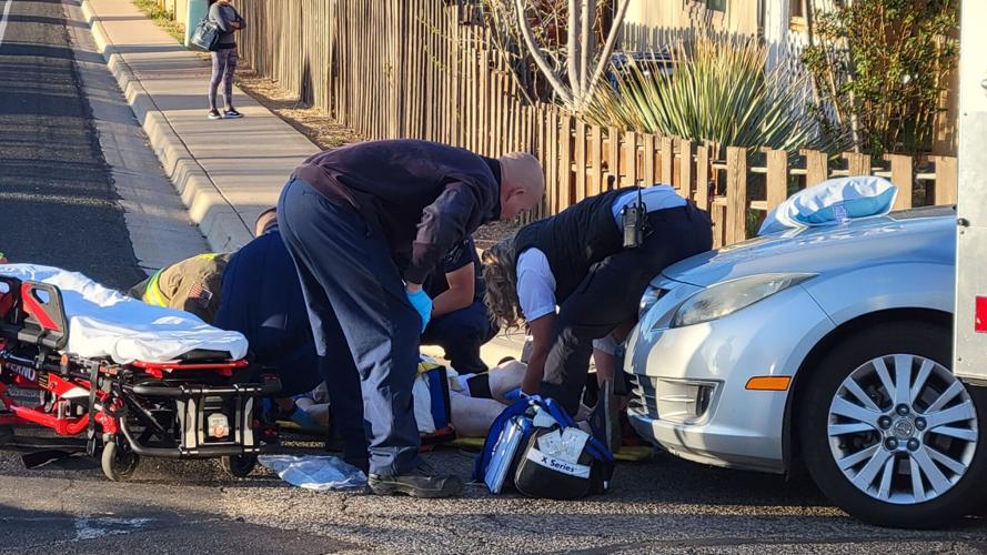 Elderly woman transported to hospital after being hit by car in St ...