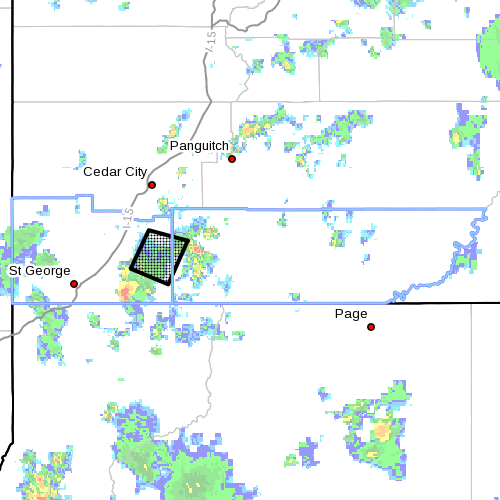 Flash flood warning issued for part of Washington, Kane counties, Zion ...