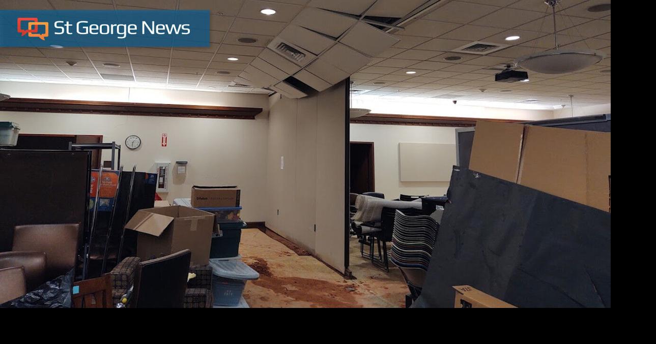 Recent storm causes St. George Library to flood for the 4th time since ...