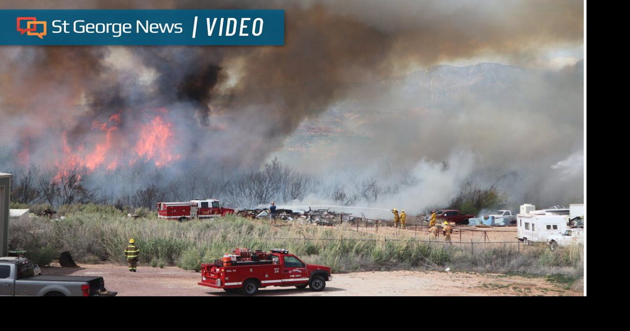 Multiple agencies respond to fire along Virgin River in St. George ...