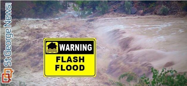 Flash flood warning issued for 3 Southern Utah counties; updated 4 p.m ...