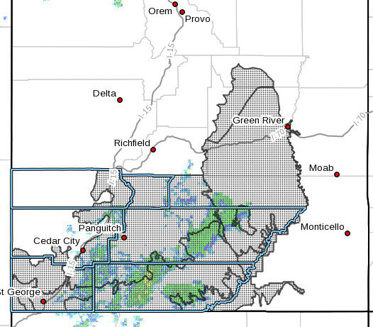 Flash flood watch issued for Southern Utah and surrounding areas ...