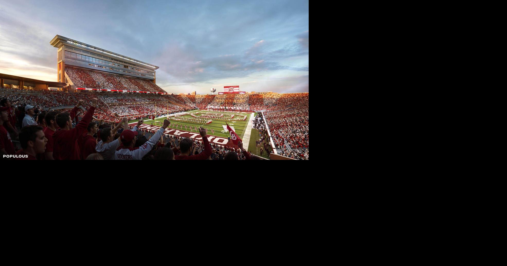 Oklahoma unveils ‘The Palace Project’ with west-side renovation details to Gaylord Family — Oklahoma Memorial Stadium