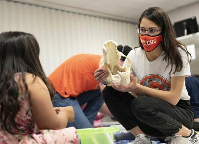OSU Paleontology Students Bring History to Life at Cherokee Immersion School
