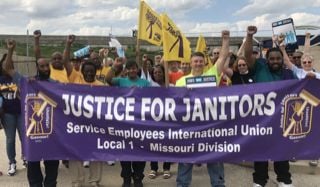 SEIU wins victory for janitorial workers at Express Scripts