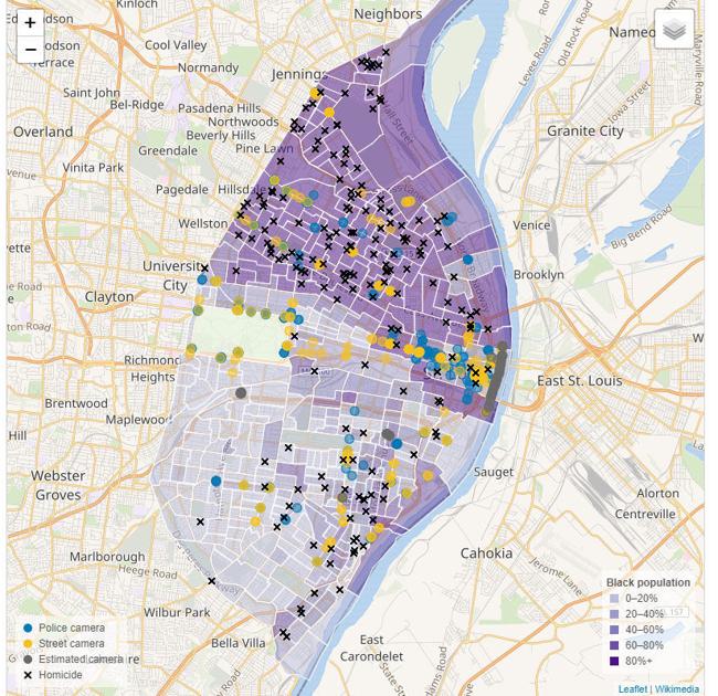 Downtown St Louis Crime Mapping Walden Wong