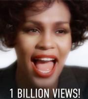 Whitney Houston is in the billion-view YouTube club