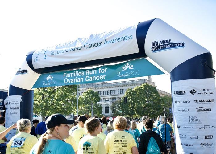 The 16th annual Families Run for Ovarian Cancer ROC Star 5k and 1-Mile Run/Walk