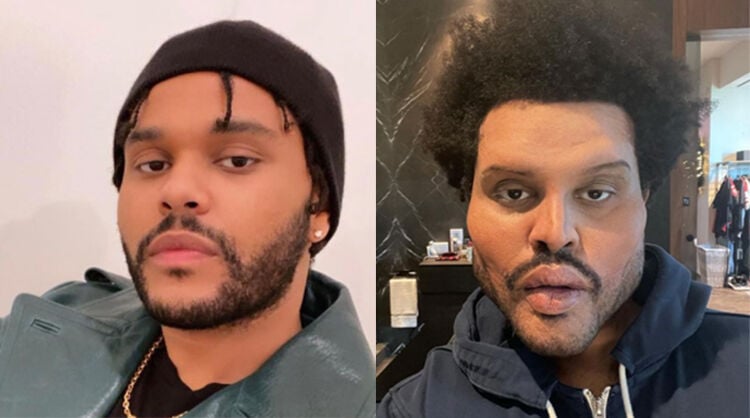 The weeknd altered face - plansbro