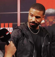 Michael B. Jordan calls out red carpet reporter who called him corny on her podcast