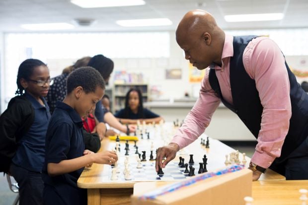 Local chess player takes his game international