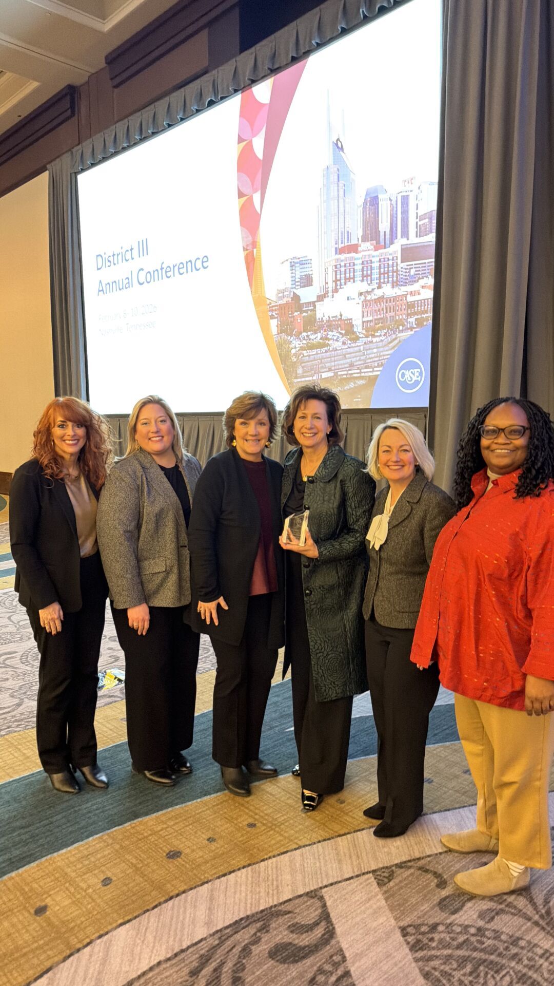 President Graham receives Leadership Award