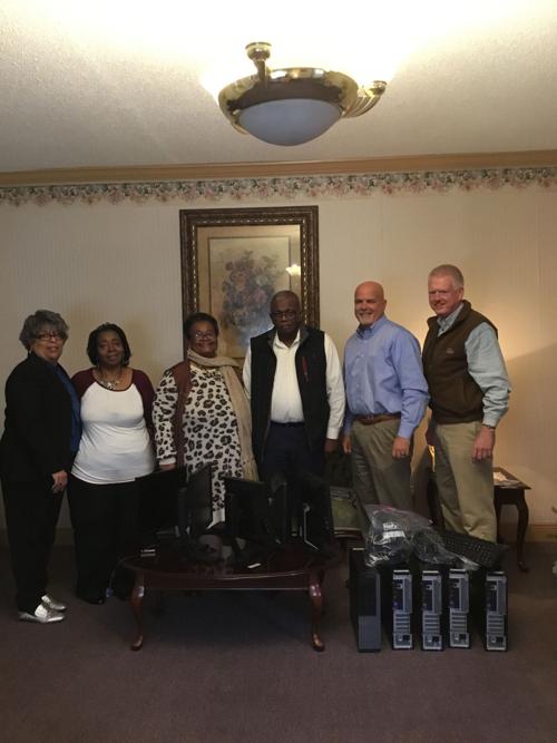 Five computers donated to ACT prep classes