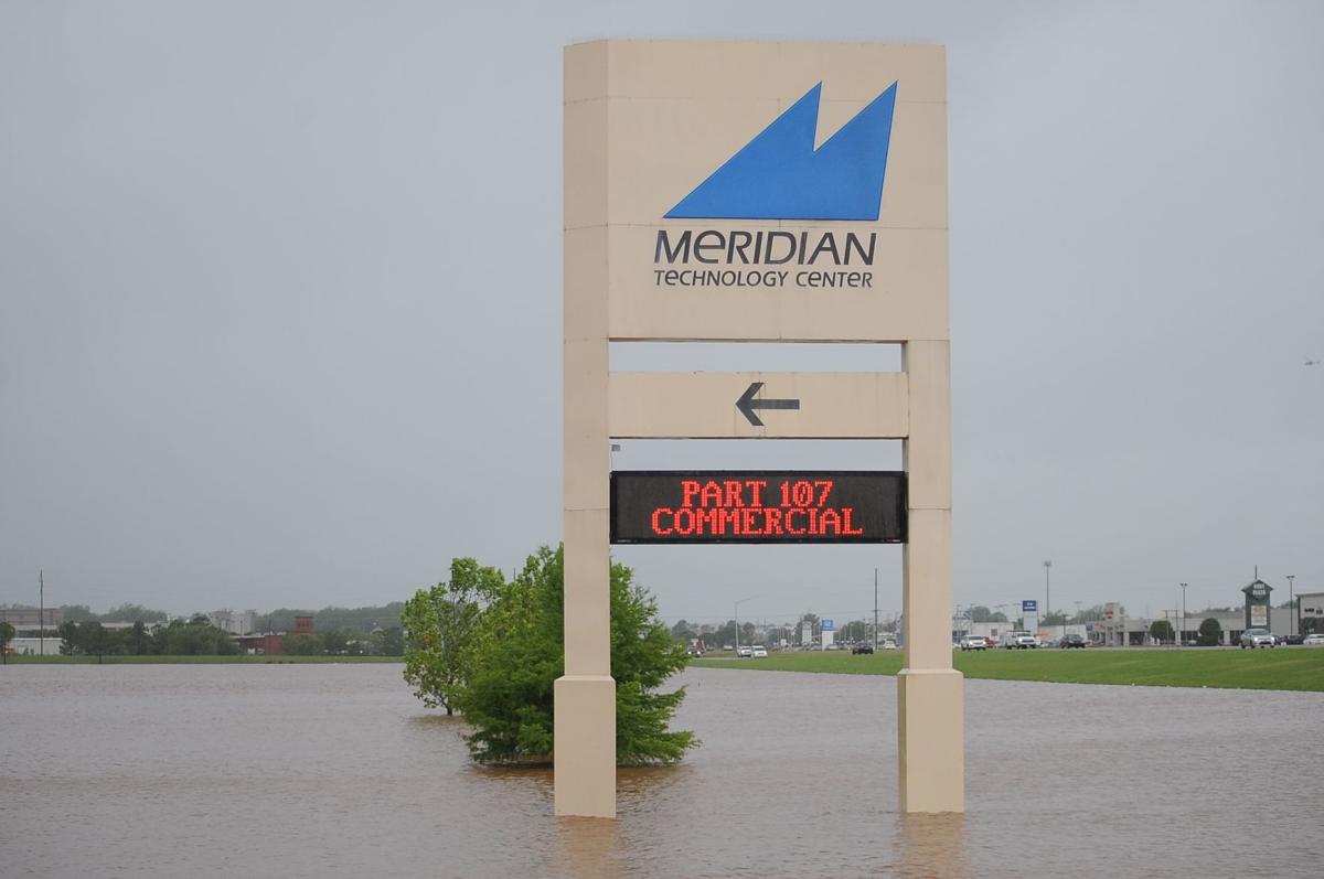 Flood waters