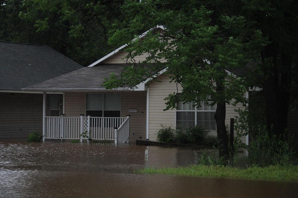 Flood waters