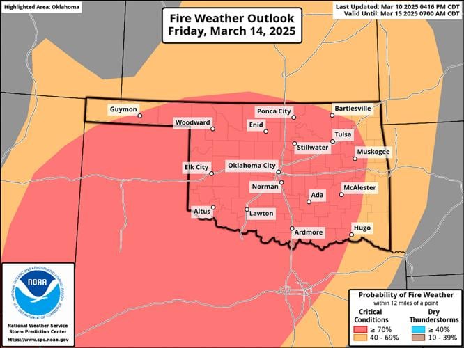 Oklahoma Forestry Services warns of increased fire danger this week ...