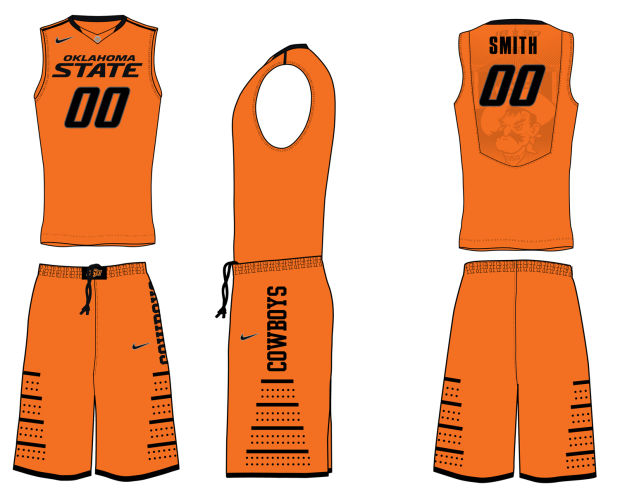 oklahoma state basketball uniforms