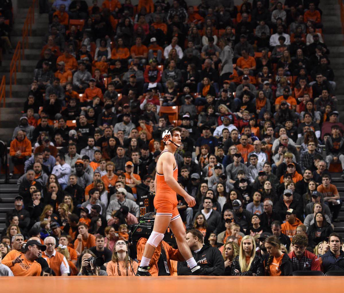 Photo Gallery No 1 Ranked Oklahoma State Wrestling Beats No 3