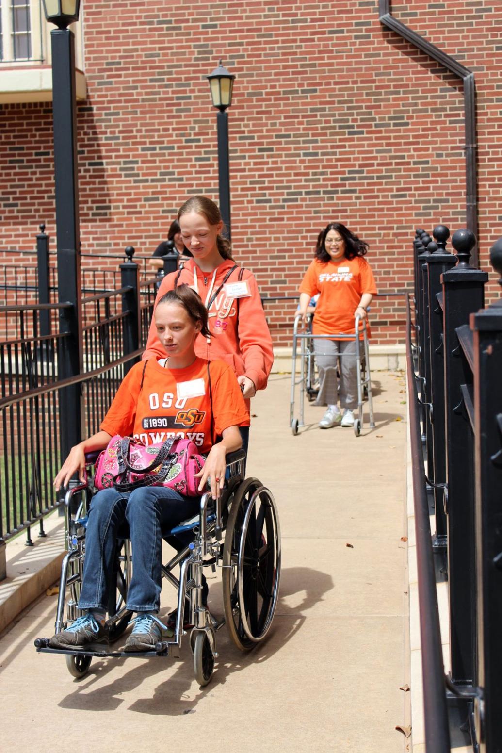 Students learn what it’s like to live with physical disability at