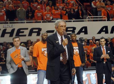 Former Oklahoma State Basketball Coach Eddie Sutton Helps The