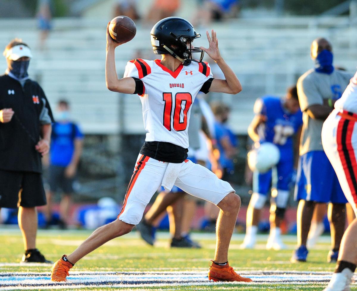 Norman High v Stillwater Football scrimmage