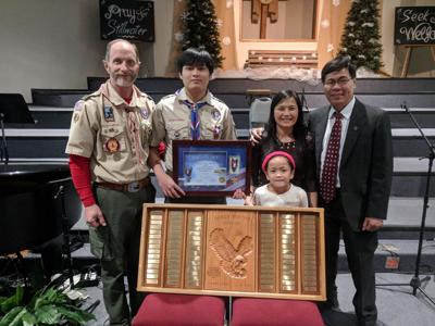Troop 828 member earns Eagle Scout award