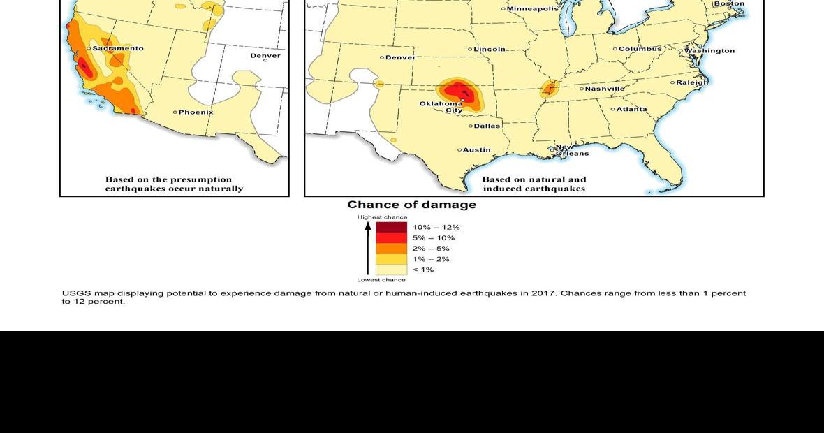 USGS forecast puts Pawnee and Cushing in high risk zone Local News
