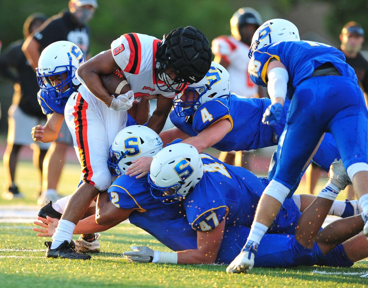 Norman High v Stillwater Football scrimmage