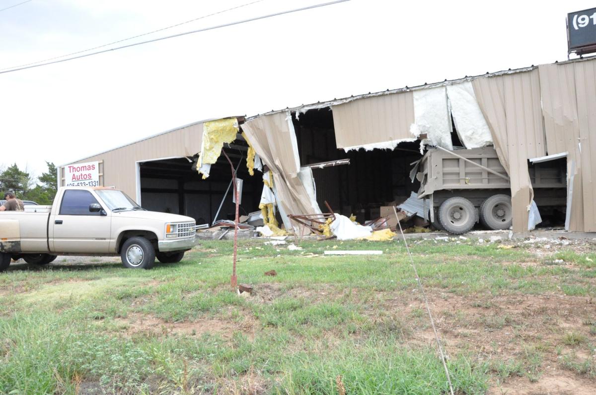 NEW Dump truck crashes into building north of Stillwater Local News