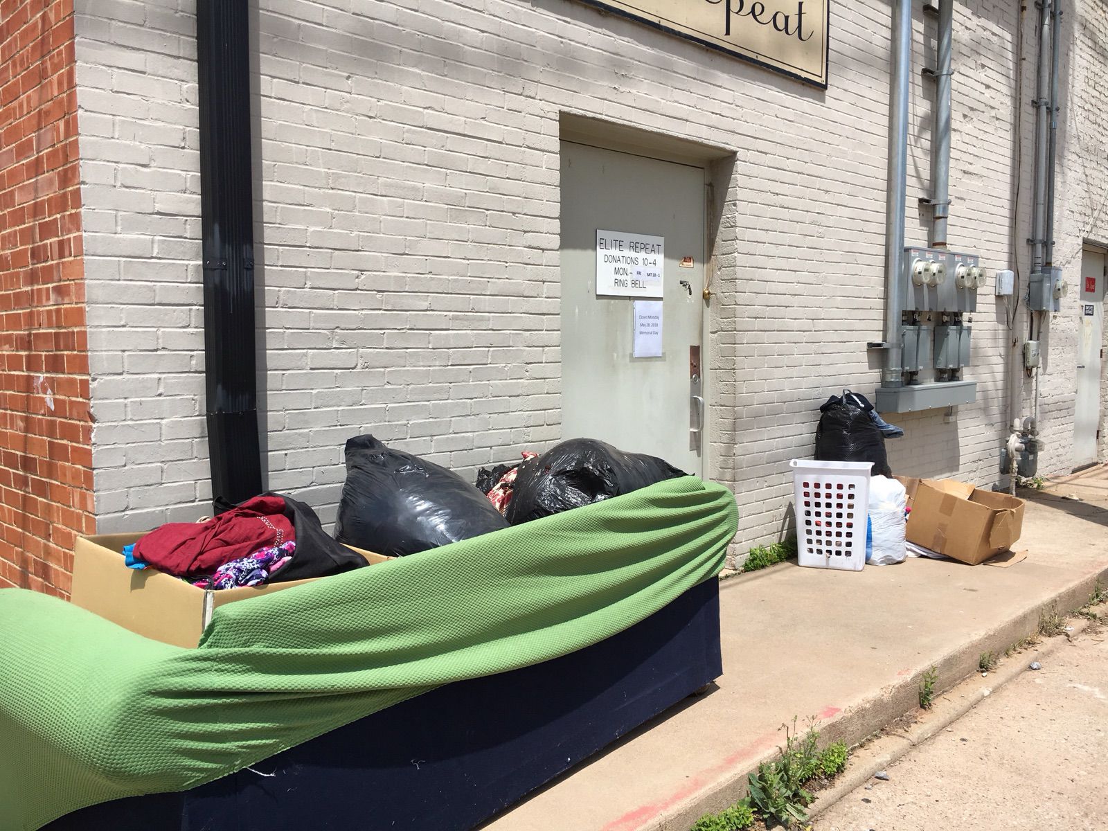 After hours donations actually cost charity resale shops time