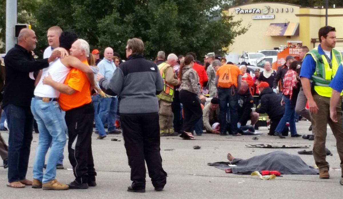 Update At least three dead, multiple people injured after car plows