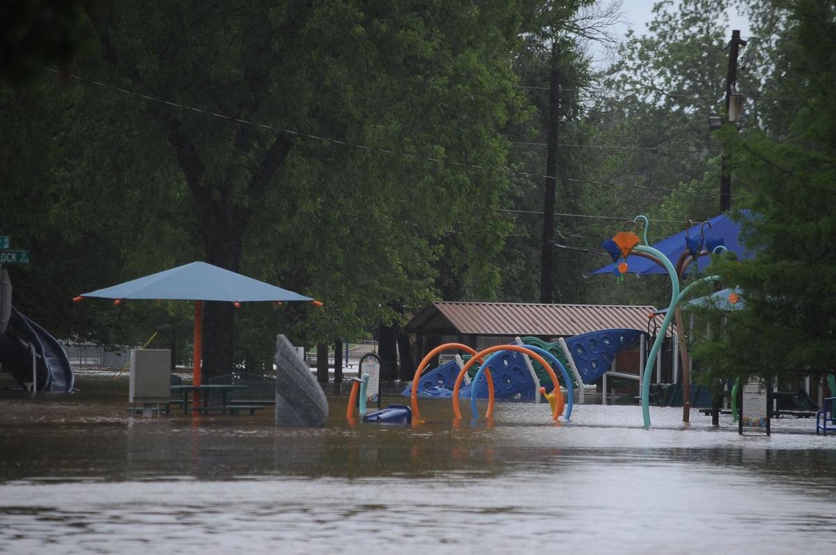 Flood waters